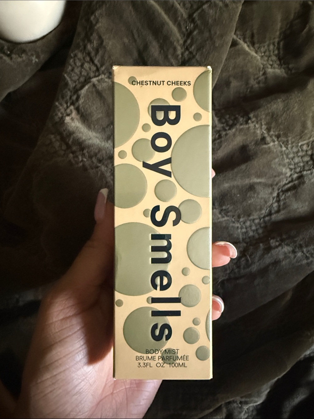 Chestnut Cheeks Boy Smells Body Mist — Green